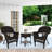 Goodman Wicker 2 - Person Patio Conversation Set with Cushions-322671792