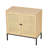 Set Of 2 Console Table, Side Table With Rattan Door