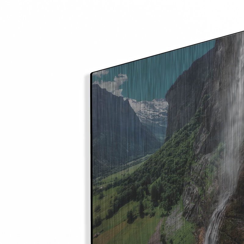  «Rush Fall» par Martin Podt, art mural en métal, 12 po x 16 po, H 16 po x l 12 po