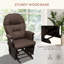 Chaise berçante en bois Dennese