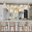 14-Light 55" Dimmable Gold Ginkgo Leaf Kitchen Island Chandelier Ceramic Tree Branch Pendant Light