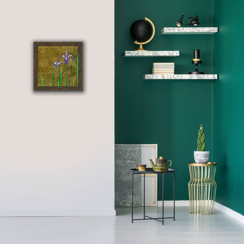 «Exotic Garden 3» par Chariklia Zarris, art mural sur toile, H 18 po x l 18 po
