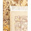Tapis unique en laine jaune / brun / beige 5 pi 2 po x 7 pi 10 po Mogul