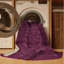Machine Washable Solid Red Area Rug