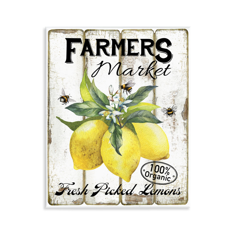  «Rustic Farm Market Lemons» par Creatif Belle