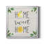 Home Sweet Lemon Home - Reproduction d'art textuel sur toile encadrée-1288568552-1288568555