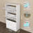 3-Tier Shoe Storage Cabinet with Flip Drawers, 12-18 Pair Free Standing Shoe Organizer 23.6''W for Entryway-843987102