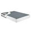 Structure de matelas en métal 1pc avec housse en tissu texturé-162851624