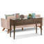 Console - canapé noyer brun-6816757
