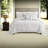 Comfortable Cotton Bedding Sets, Ivory Tufted Design, Home Elegance