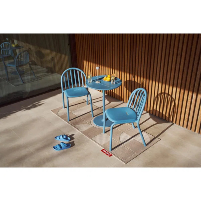 Fred 3 Piece Dining Set, Blue, Wave Blue