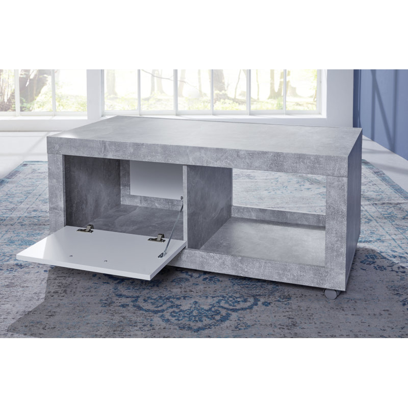 Esir Solid Coffee Table with Storage