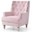 Charmant fauteuil traditionnel à accoudoirs ronds-1642644059