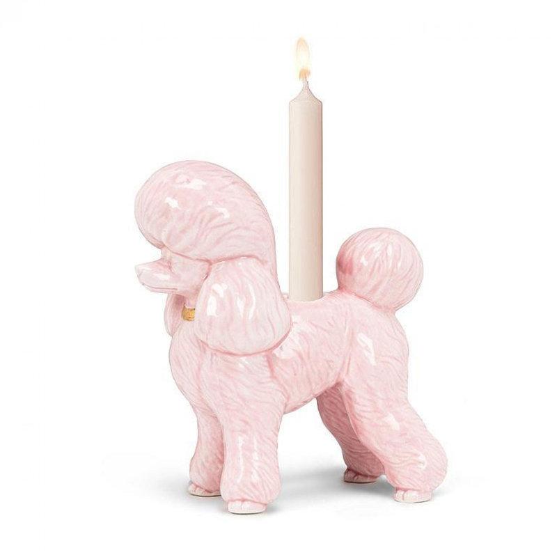 Porte-bougie Poodle