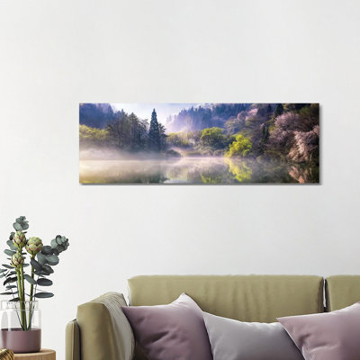 Morning Calm by Gwangseop Eom - Wrapped Canvas Panoramic Painting