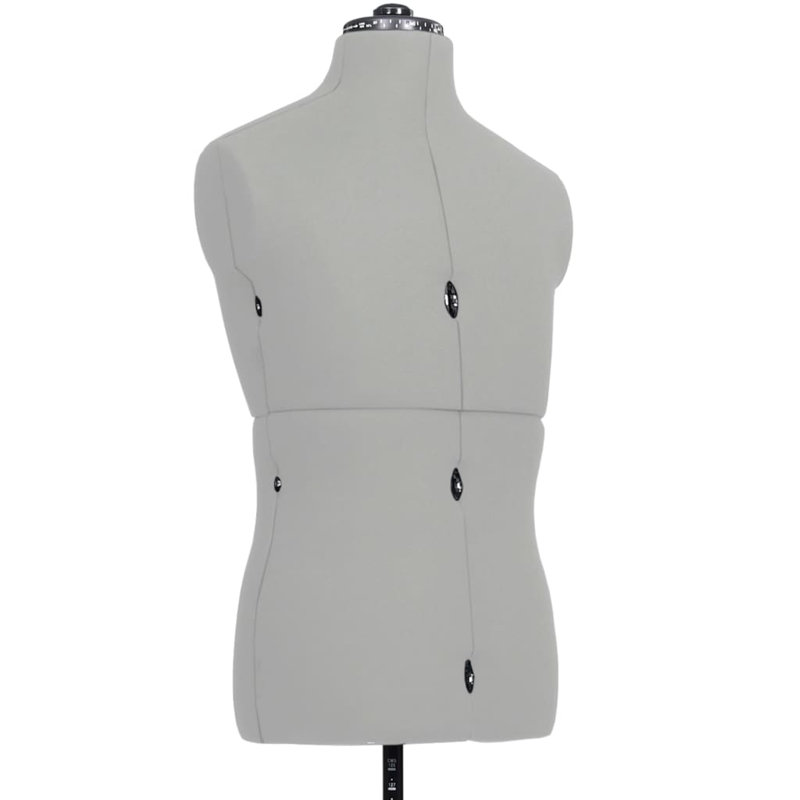 Mannequin de mannequin de présentation ajustable vidaXL pour homme taille 37-45