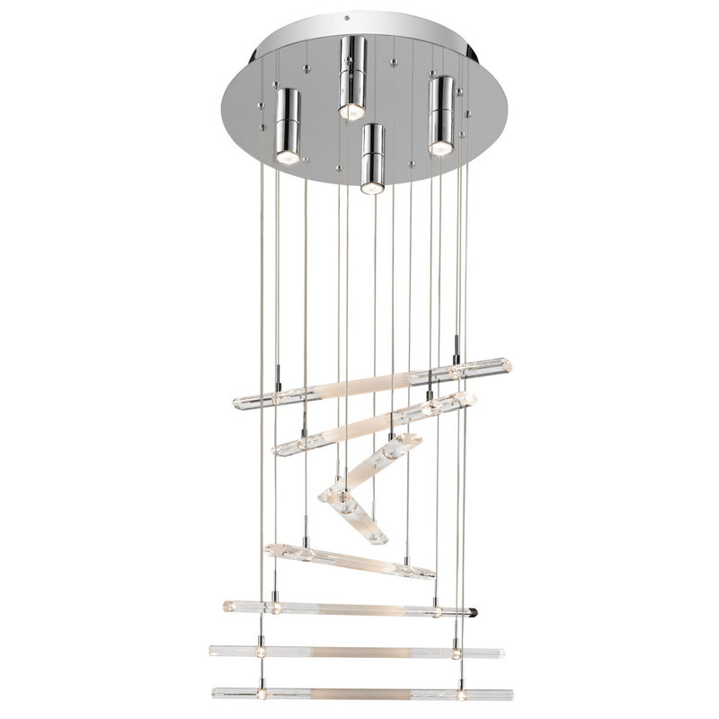 Andra 20 - Light Dimmable Tiered Chandelier