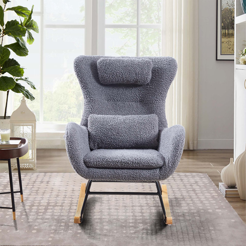 Fauteuil l 33,07 po Jaquelina, gris