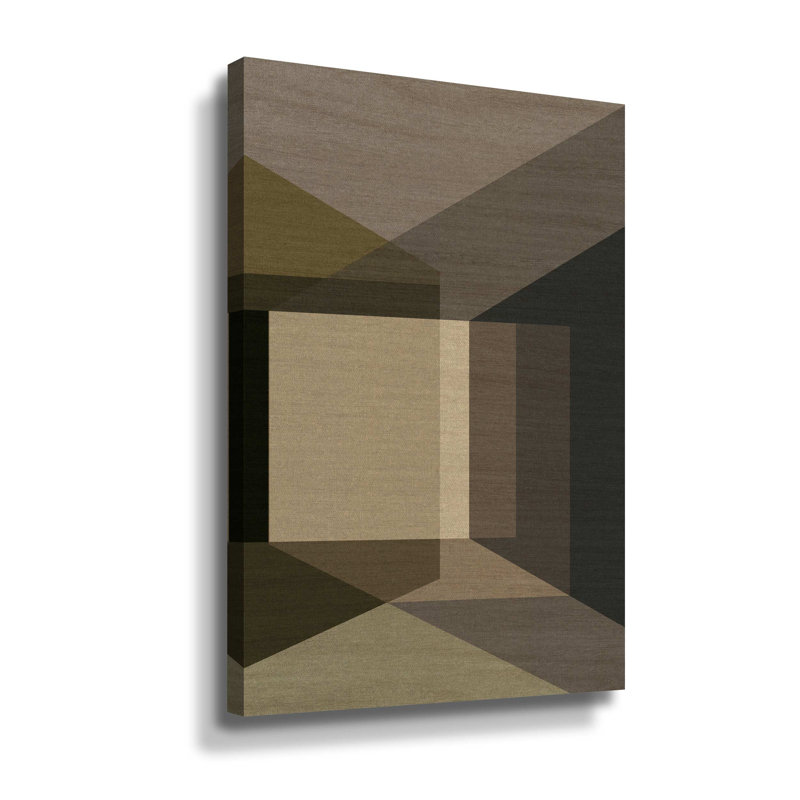 Taupe, Toile tendue, H 16 po x l 24 po x P 2 po