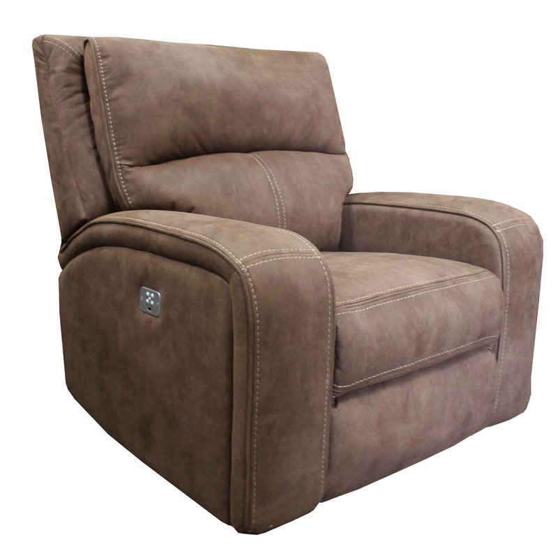 Canapé inclinable électrique Ethan, 2 pièces: canapé, fauteuil inclinable, Kahlua