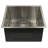 Nantucket Sinks' AW1919-16  All Weather Prep-Station Single Bowl Undermount Stainless Steel Entertainment Sink