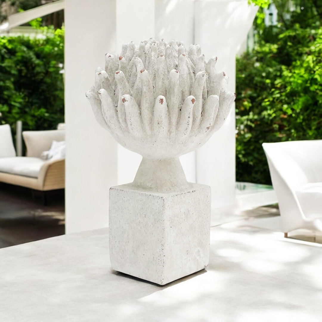 Elegant Orion Plant & Flower Sculpture – Perfect Centerpiece for Dining, Living Room, or Workspace Décor