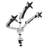 Mount-It! Full-Motion Triple Monitor C-Clamp Grommet Desk Mount Tilt Swivel Rotate Fits Up to 24"