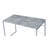 Faux Concrete Top Rectangular Writing Desk