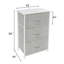 Commode à 3 tiroirs en tissu non tissé-2115051023