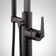 Drea Floor Mounted Tub Filler with Built-In Diverter