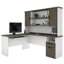 Bureau de direction en L réversible avec huche Ocke-1278750420