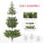 HOMCOM 7Ft Artificial Christmas Tree-948714635