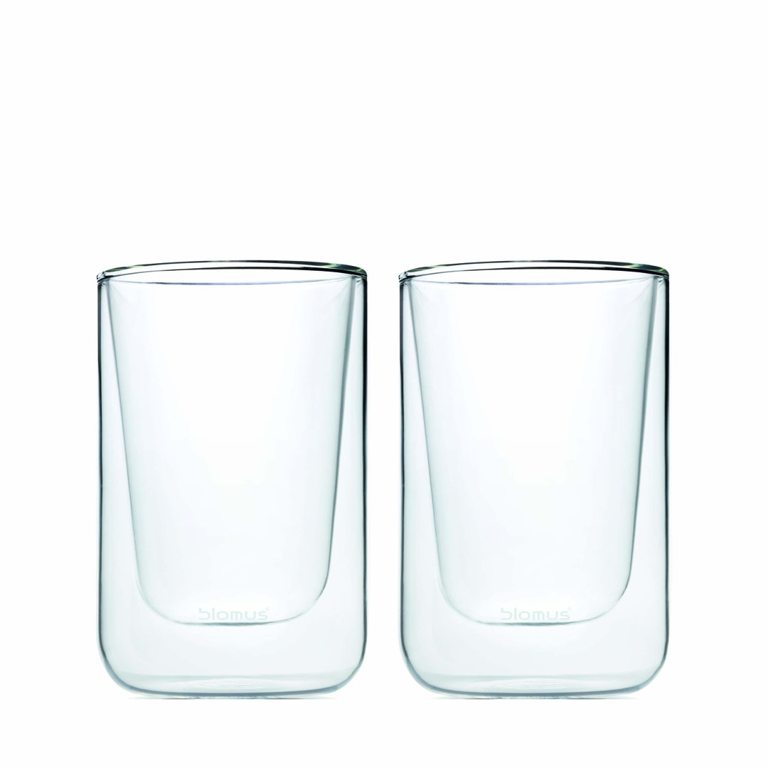 NERO Insulated Glasses 8.4oz - hot or coldCoffe Mug Set (Set of 2) Blomus