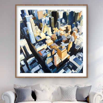 Manhattan View Empire State Building Print - Bedroom Decor