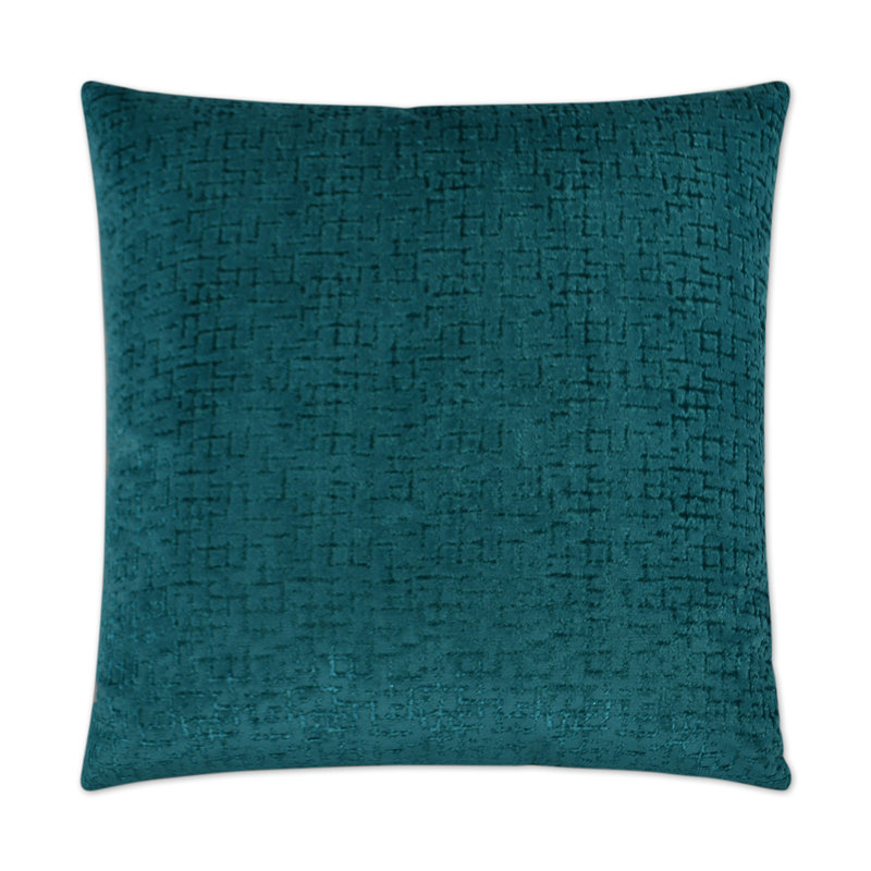 Tetris Pillow Cover & Insert, Emerald, Square 22"