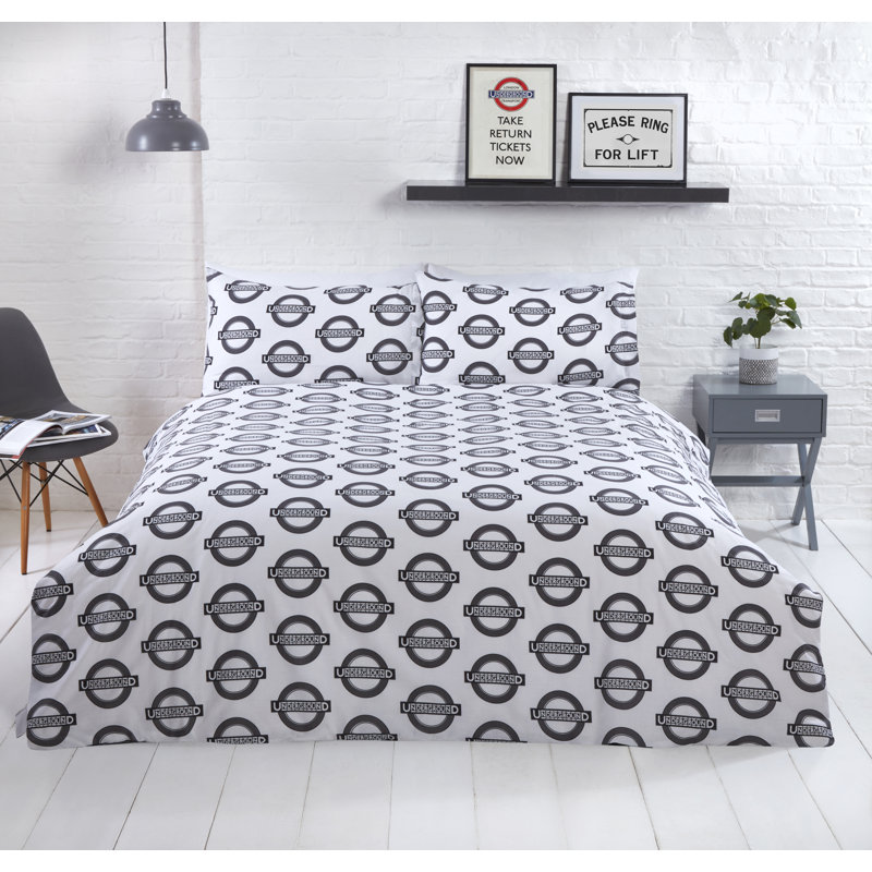 Cotton Blend No Pattern Bedding with Pillowcases Included, Double - 2 Standard Pillowcases