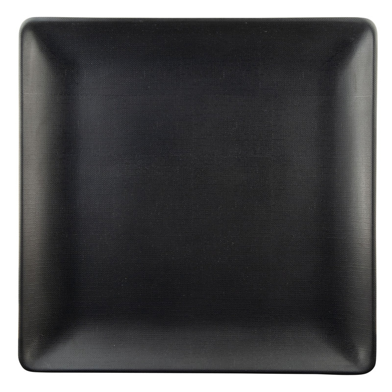 6'' Square Bread And Butter Plate, Black