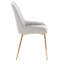 Chaise d'appoint en velours Maurio-963019814