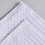 Ruvins Cotton Highly Absorbent 6-Piece Solid and Checkered Border Towel Set-1590849664
