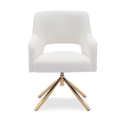 Upholstered Swivel Armchair