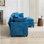 Cloud Sofa 4 Seats (Ottoman Is Not Included), Modern Sectional Couch, For Living Room Bedroom And Apartment, Comfy Double Layer Upholstered Seat Cushion, Breathable Chenille Fabric, Beige,SW5014BG