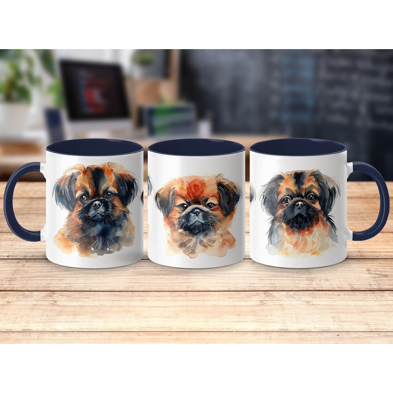 Ceramic Coffee Mug, 2, Navy