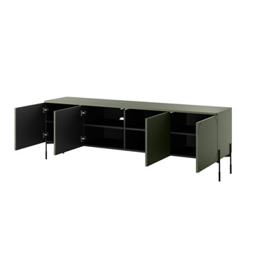 Aslean Unfinished TV Stand for TVs up to 55"