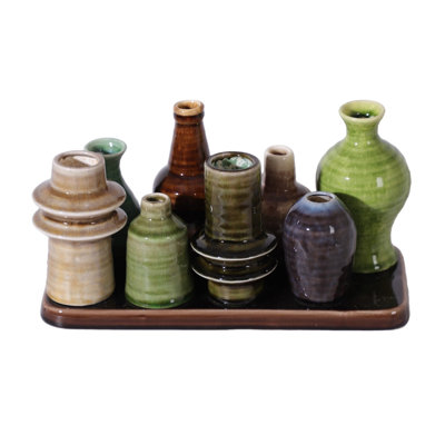 Meadow Grove Ceramic Jar