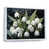 Cadre flottant blanc