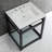 Quadras Ceramic Rectangular Console Bathroom Sink with Overflow-49617703-49610569