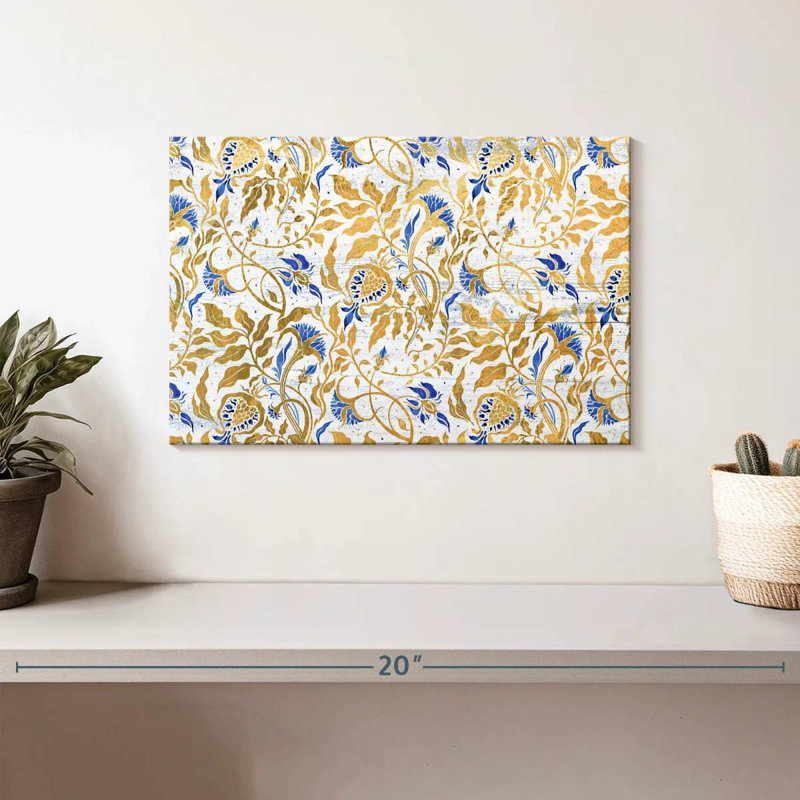 Kerner Frilly Flower Vines, 8" H x 12" W