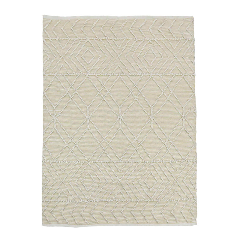 Tapis d'extérieur tissé à la main, sable, Rectangle 5 pi x 7 pi