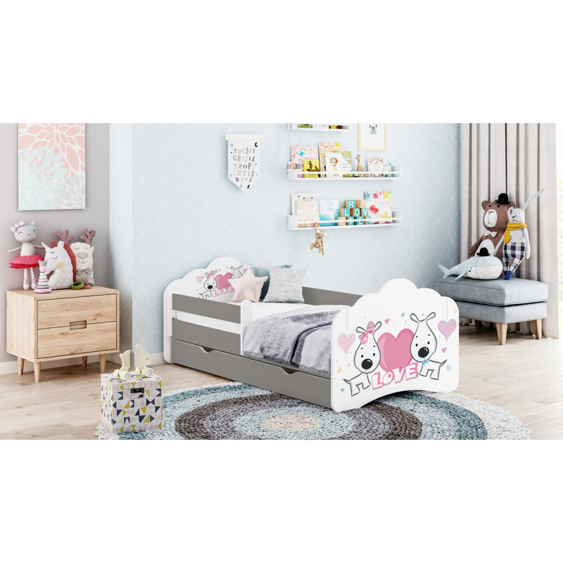 Burkey Cabin Bed Themed Beds, Dark Grey