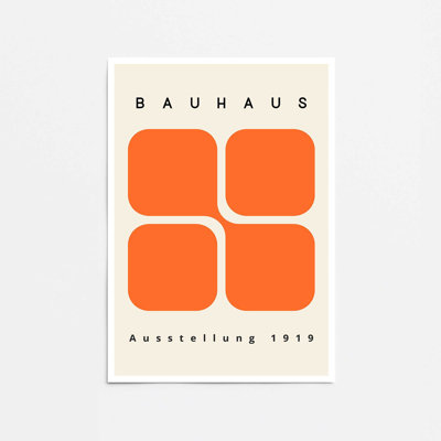 Impression de blocs rétro Bauhaus 1919